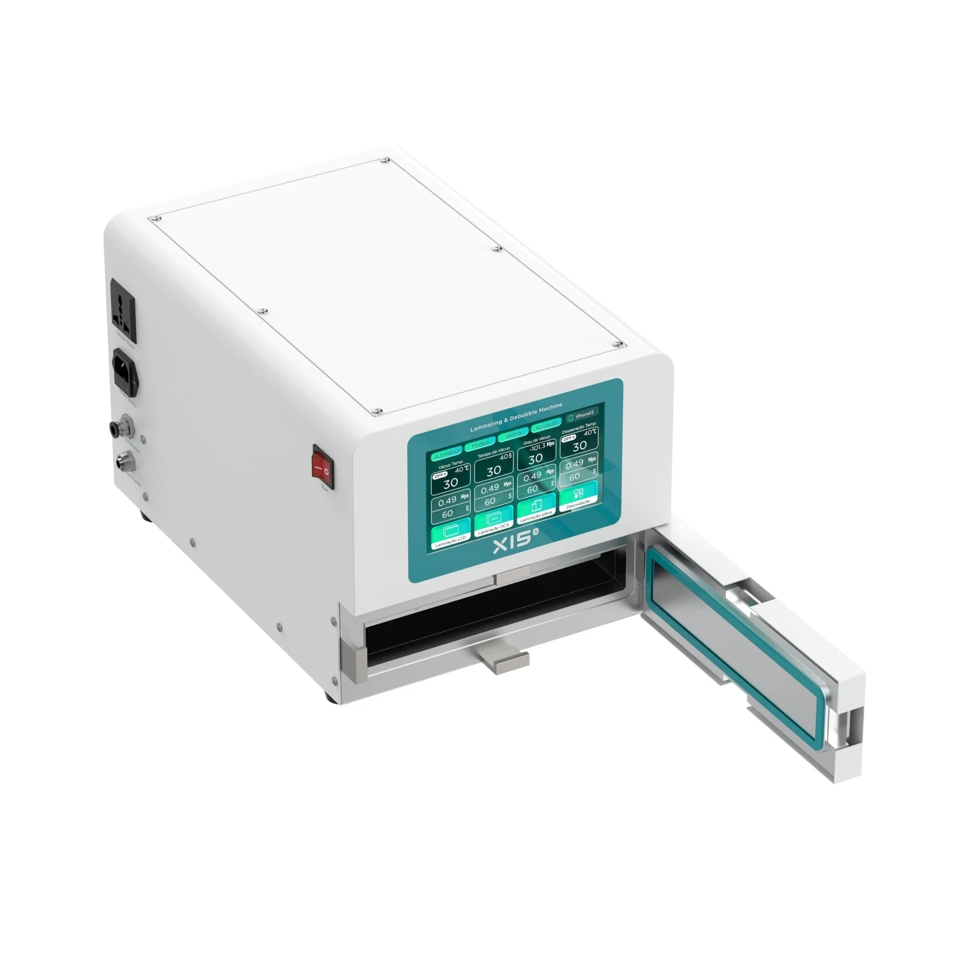 آلة تصفيح الفراغ X15S مقاس 15 بوصة تصفيح احترافي لجميع أنواع شاشات LCD شاشات منحنية/مستقيمة