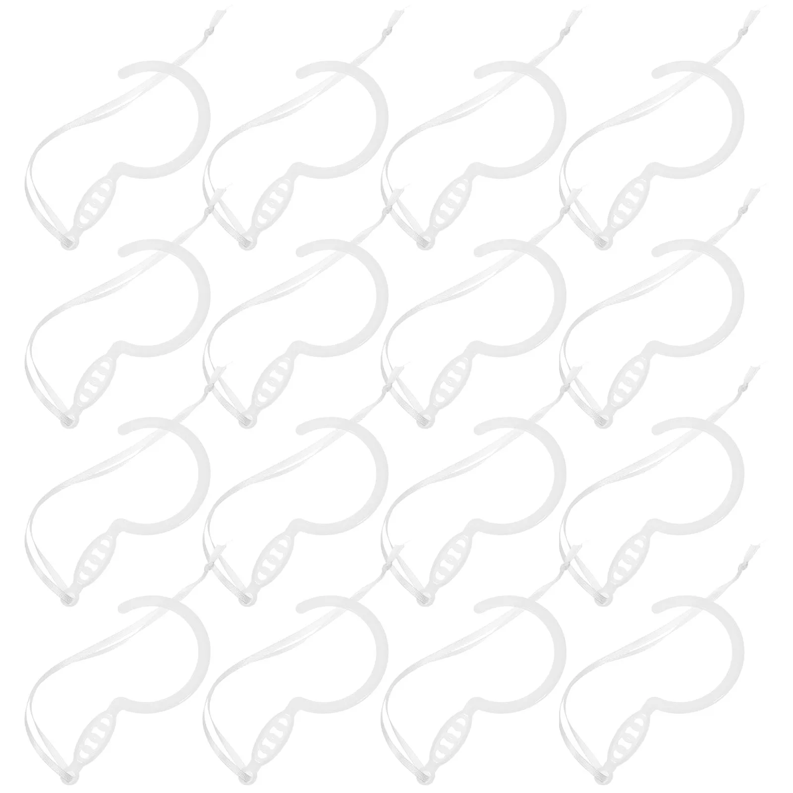 

50Pcs Plastic Mosquito Net Hooks White Curtain Clips for Baby Bed Canopy Universal Fit Easy Installation Mosquito Net Hook