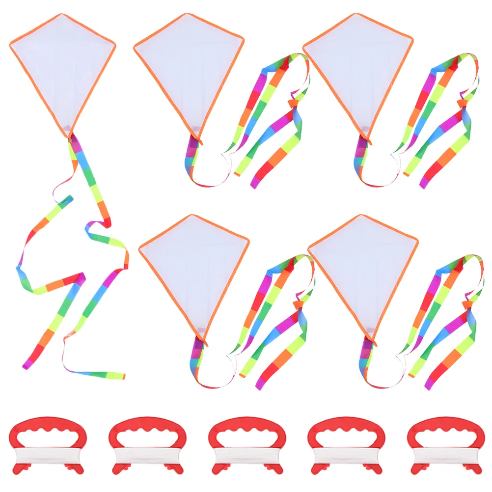 Latawce luzem DIY zabawki na zewnątrz dla dzieci ciekawe puste rzemiosło plastikowe interaktywne rysunek