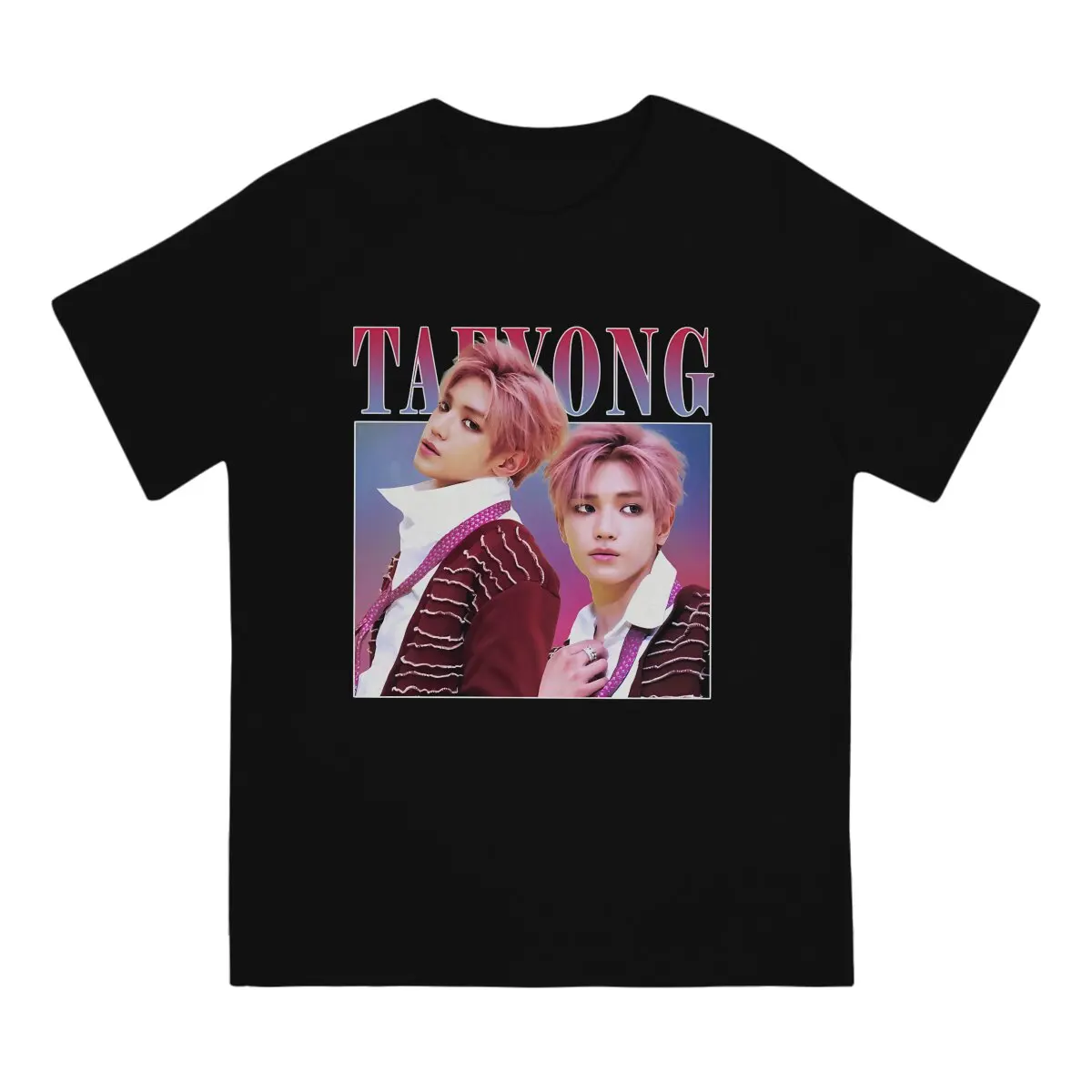 Men Lee Taeyong T Shirts NCT-127 Cotton Clothes Crazy Short Sleeve Crewneck Tees Printed T-Shirt