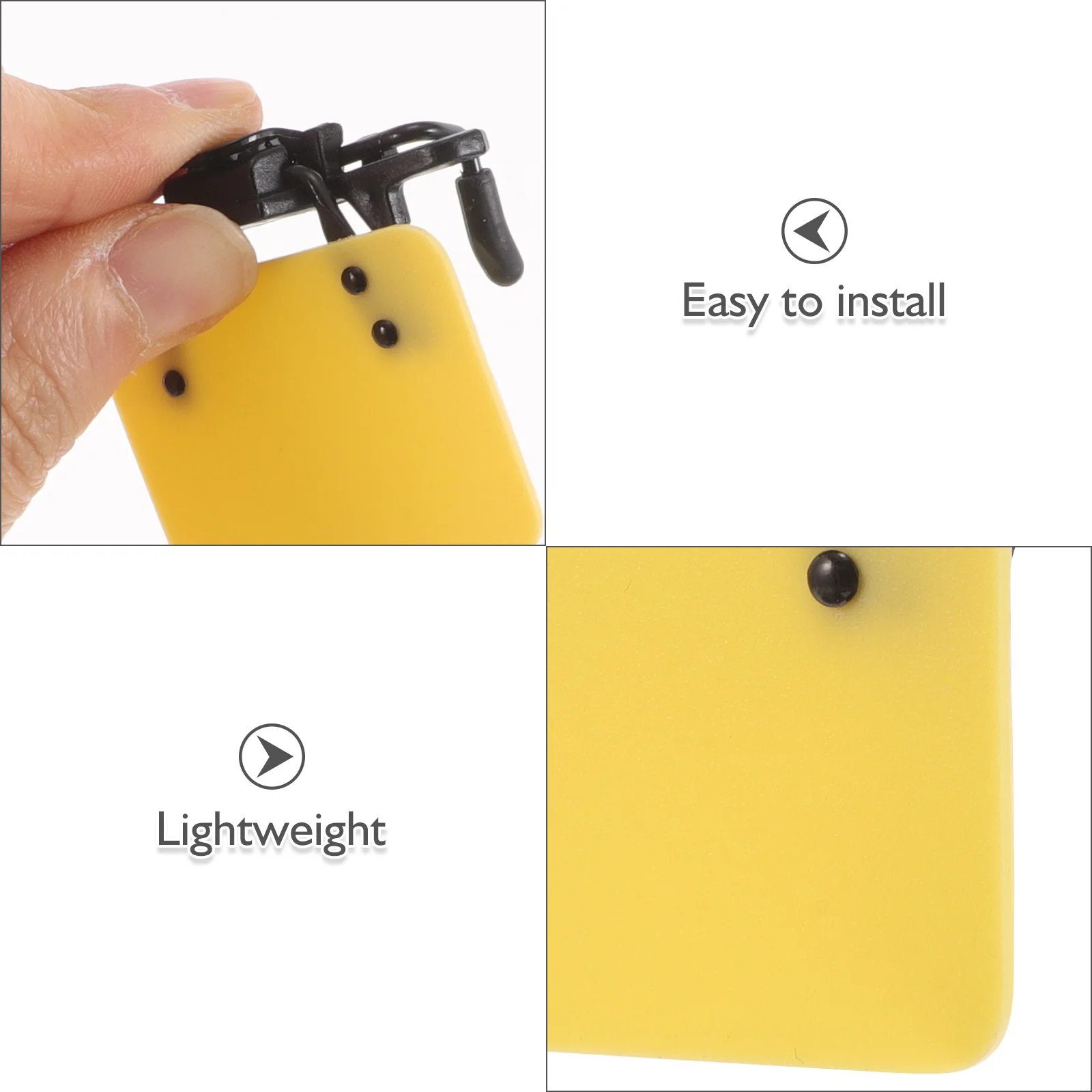 مشبك على رقعة العين للمساعدة الهدف والحماية، رقعة نظارات قابلة للتعديل للتدريب على الدقة البصرية ذات التركيز المحسن