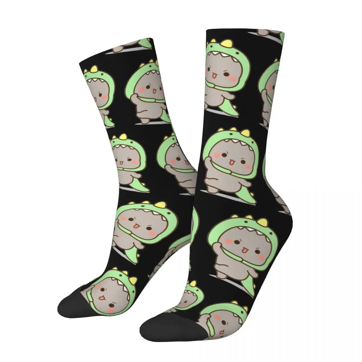 Calcetines de Pijama de Goma DuduDinosaur para hombre y mujer, medias cómodas para todas las estaciones, absorbentes del sudor