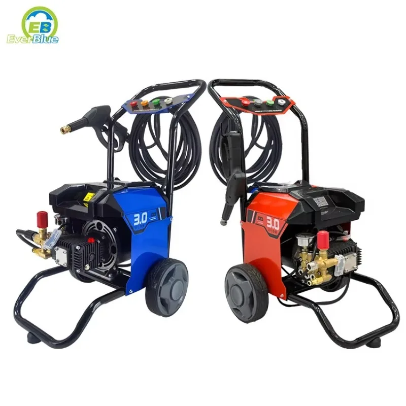 

High Pressure Cleaner 3000W Red Portable Electric Car Pressure Washer 120 Bar For Home Car Washing