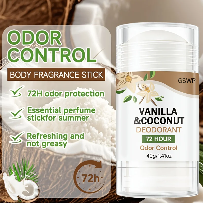 Déodorant stick vanille et coco sans aluminium longue durée_voghion.com