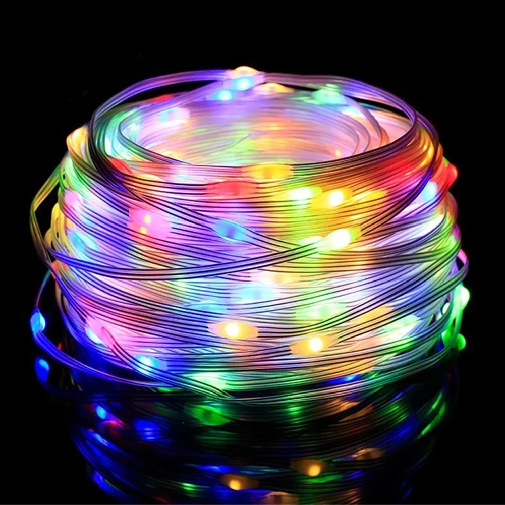 Guirxiété lumineuse LED Bluetooth RGBIC adressable, lumières dégradées, répliques de couleurs, guirxiété décorative, fête de Noël, vacances, mariage