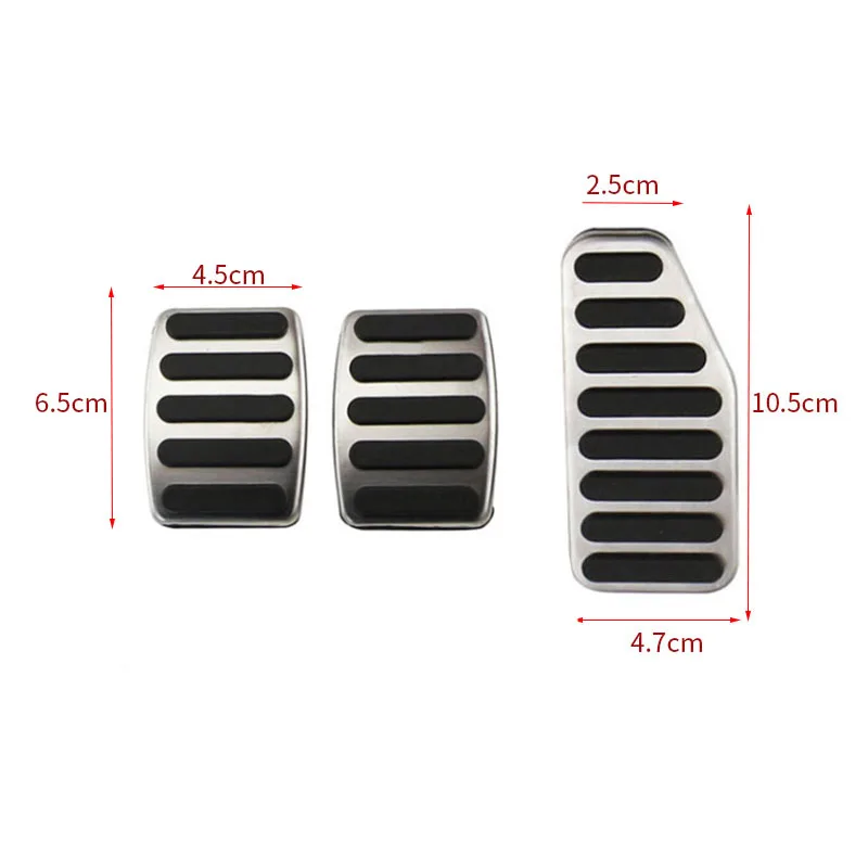 For Suzuki Swift Sport Ignis Alto Grand Vitara 2005-2017 Jimmy 2012-2017 Stainless Steel Car Pedal Cover Pedals AT MT