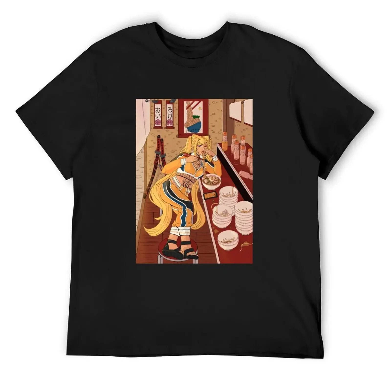 

Sexy ninja ramen break T-Shirt anime tshirt anime shirt cute tops Anime t-shirt mens t shirts casual stylish