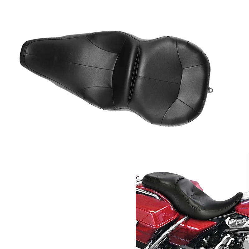 Motorrad-Fahrer- und Beifahrersitz für Harley Electra Glide Ultra Classic Standard 1997–2007, Zweisitzer-Kissen