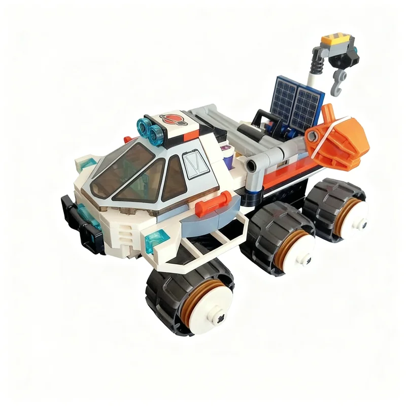 252pcs MOC Space Rover Testing Drive Mod Model Building Blocks Christmas Gifts Construction Idea Brick Toys Education Kids