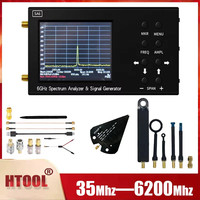 SA6 6GHz Portable Spectrum Analyzer Signal Generator 3.2-inch Touch Screen Handheld Spectrum Analyzer Signal Tester