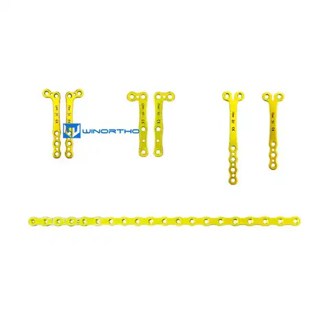 1.5mm AO 재건 마이크로 시리즈 절단 가능 플레이트 수의학 정형외과 애완 동물 동물 수술 압축 tplo