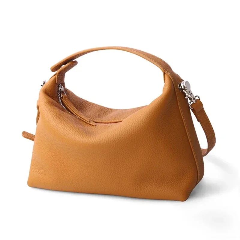 Women's Luxury Soft Leather Hobo Bag Genuine Leather Crossbody Shoulder Bag Stylish Daily Accessory Luxury for Young Ladies