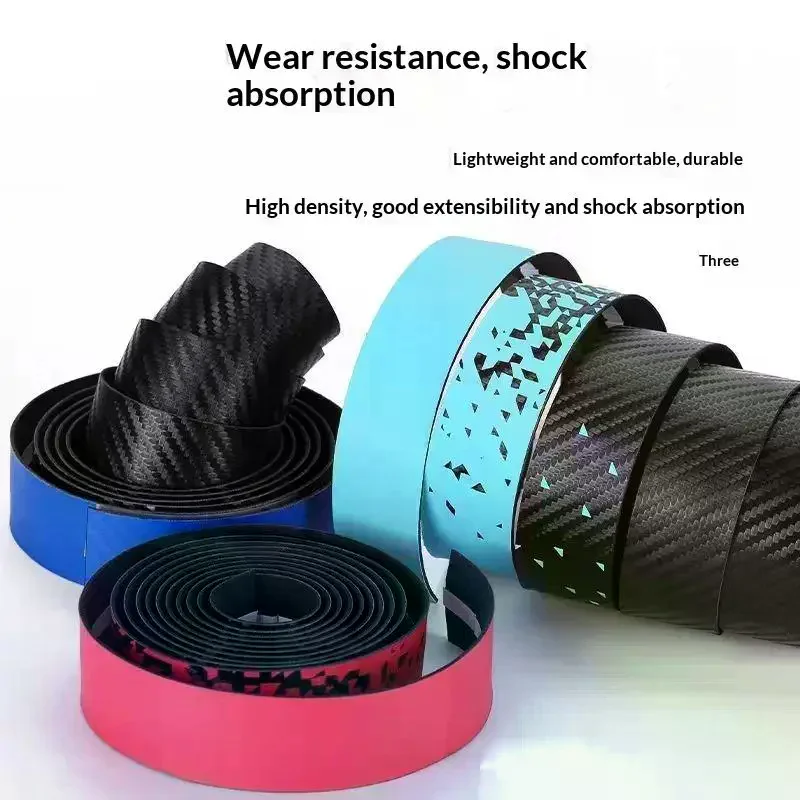

1Pair Anti-Vibration Bike Handlebar Tape Non-Slip PU EVA Bicycle Handle Bar Tape Soft Skin-friendly Road Bike Handlebar Tape