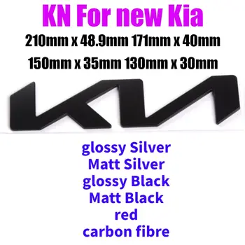 1個KN ABS汽車前標誌貼紙,適用於新款起亞汽車後保險桿尾門後備箱貼紙,汽車後部標誌貼紙,造型配件 10 最佳銷售 起亞銳歐標誌 - №6