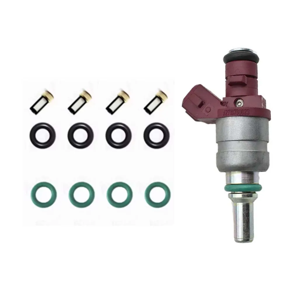 Juego de filtros Oring para inyector de combustible para 4 MERCEDES-BENZ A 2710780023   para BMW 13537546245