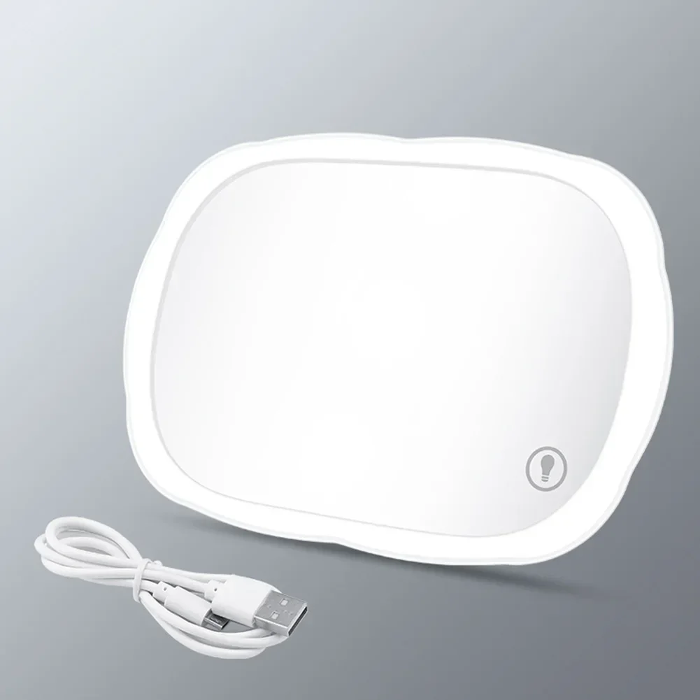 

Adjustable Brightness Makeup Mirror Visor Accessory Sun Visor Mirror 20*4*15cm LED Makeup Mirror Natural Light Restoration