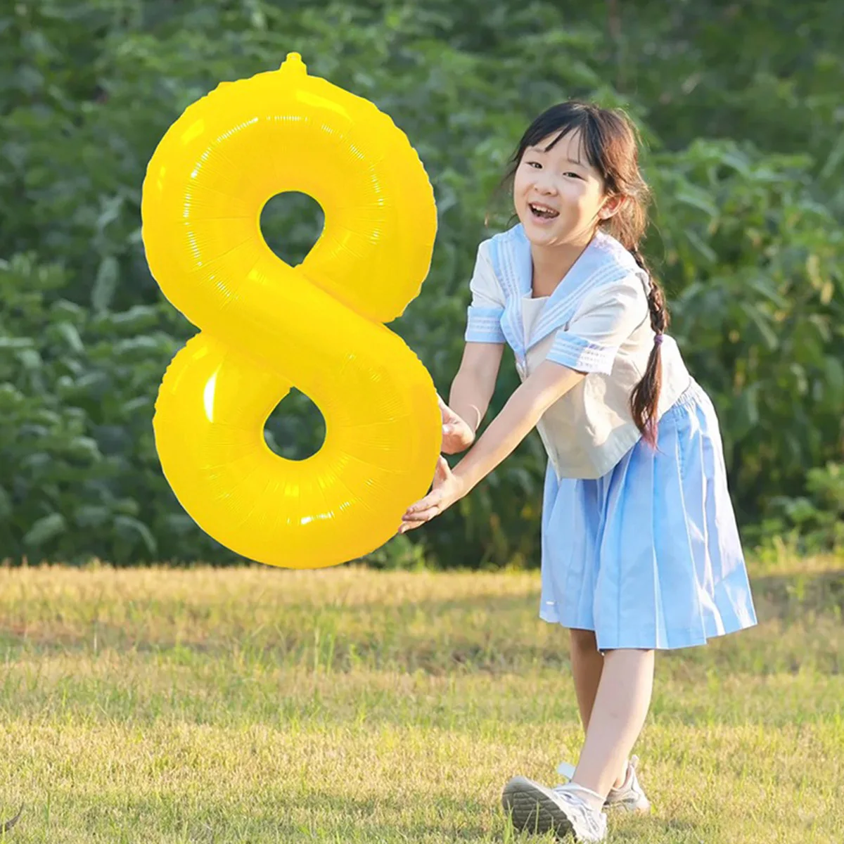 كرة هيليوم صفراء الشكل ، بالونات حفلة عيد ميلاد سعيد للأطفال ، أيام بالونات بطة ، 40 بوصة ، 1 ، 2 ، 3 ، 4 ، 5 ، 6 ، 7 ، 8 ، 9 ، 0