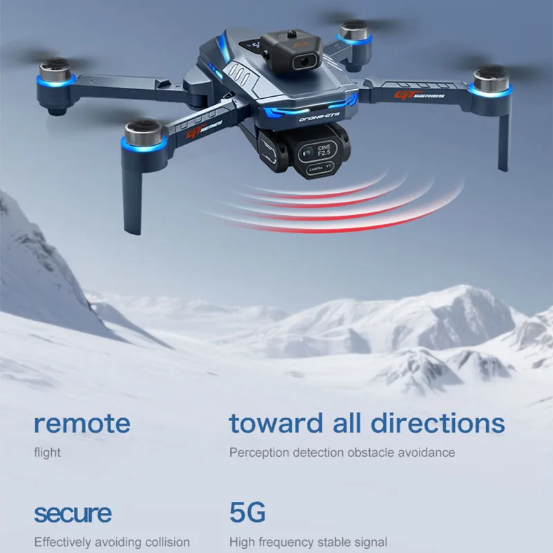 GT8 الطائرة بدون طيار 8K 5G GPS المهنية HD التصوير الجوي طائرات التحكم عن بعد HD كاميرا مزدوجة كوادكوبتر لعبة الطائرات بدون طيار #4