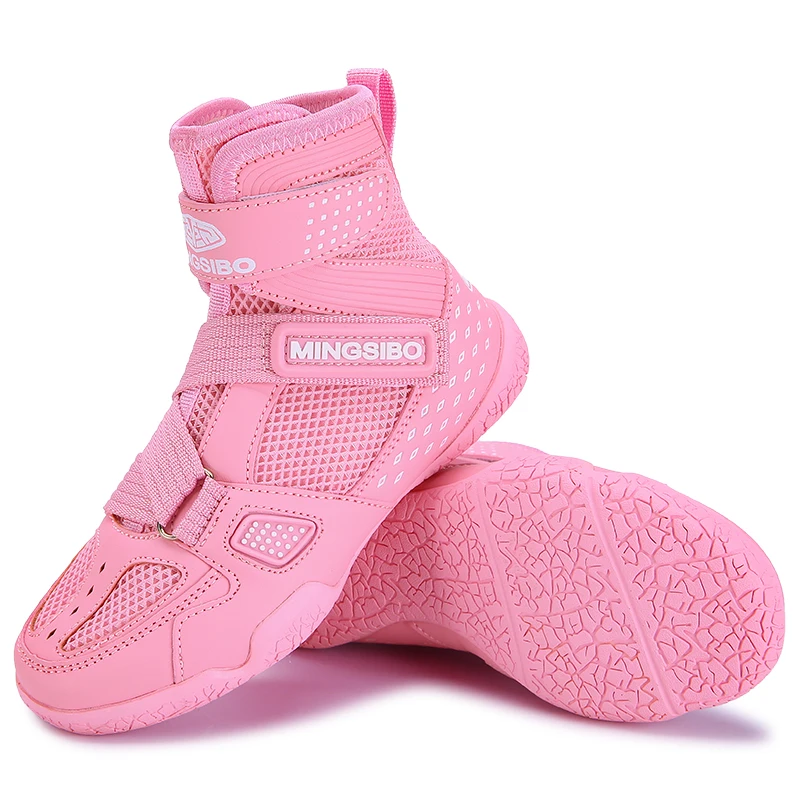 

New Quality Kids Wrestling Shoes Size 30-38 Lightweigh Gym Shoes Professional Boxing Footwears Non Slip