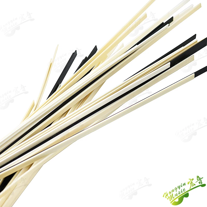 

10 полосок из АБС-пластика для обрамления гитары, аксессуары для гитарных деталей, для изготовления гитар, обрамление корпуса и грифа, 1650*6