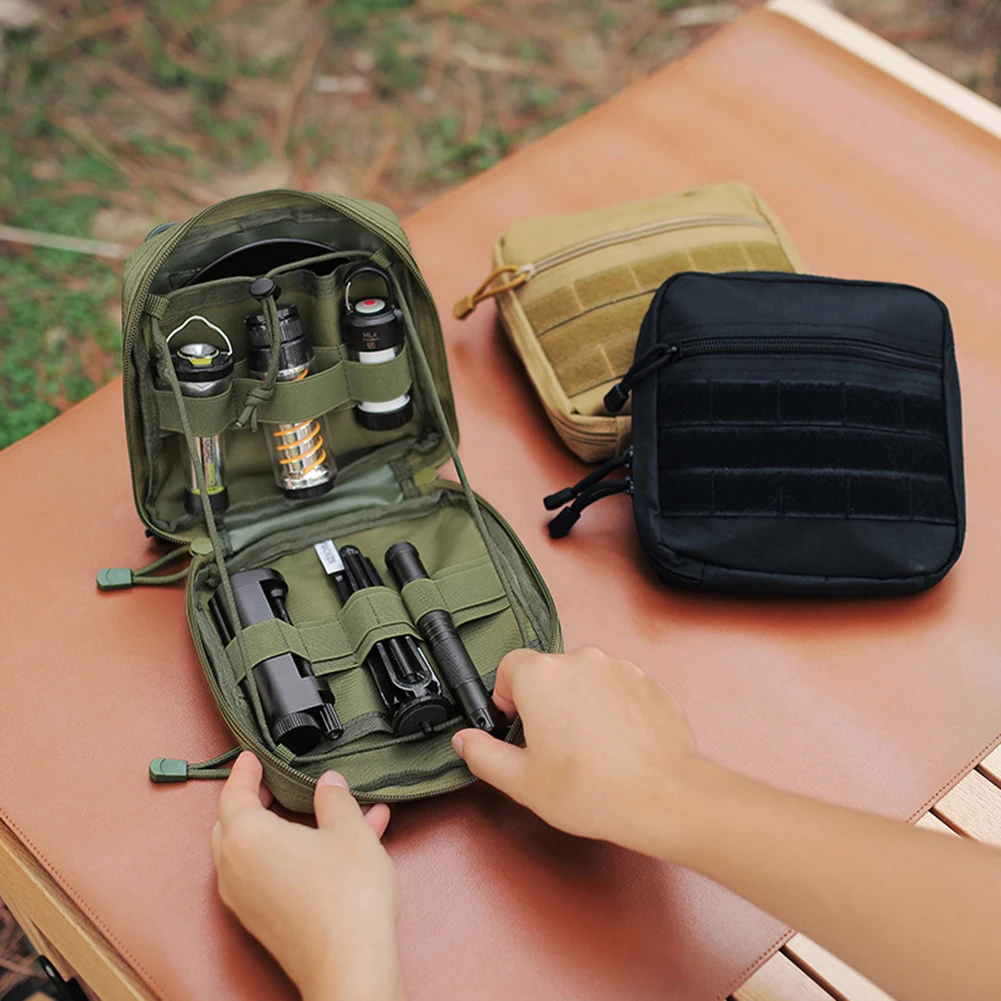 منظم ملحقات مصباح خيمة من قماش أكسفورد ، حقيبة تخزين فانوس تخييم محمولة ، حقيبة فائدة EDC لـ Goalzero M3 ML4 ZN ، 600D
