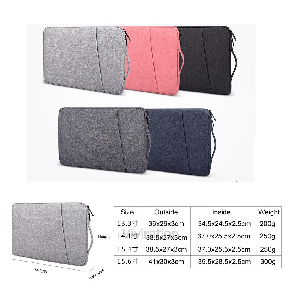 Portable Notebook Sleeve Bag Laptop Case Funda For 13.3-15.6inch Cover For OnePlus Pad 3 Macbook M4 M5 Air 13 Lenovo Tab Mini PC