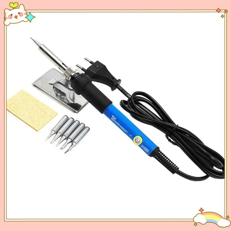 

80W Electric Soldering Iron LCD Digital Display Adjustable Temperature Welding Repair Tools 220V / 110V Solder Wire Tips