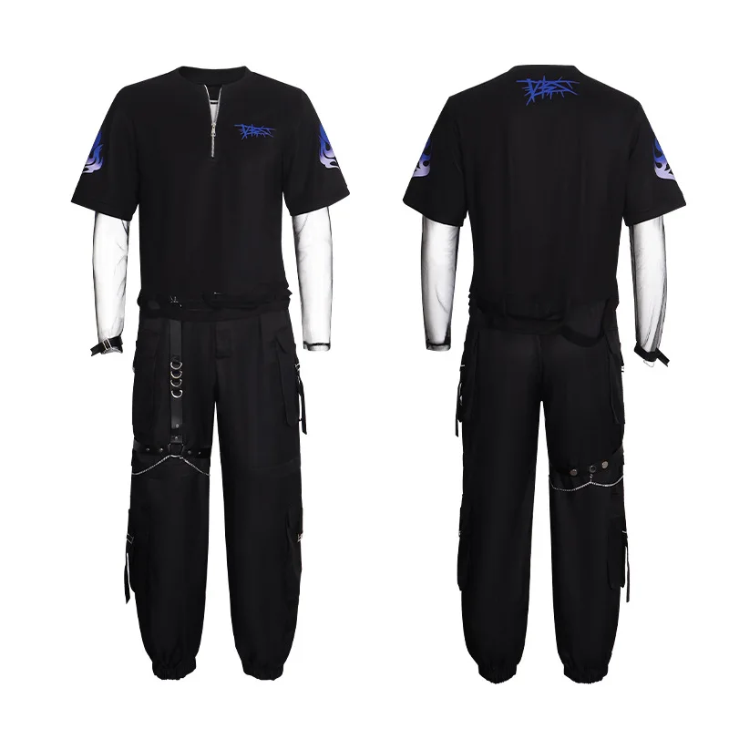 Project Sekai الملونة المرحلة Kohane/An/KAITO Akito الوقود تأثيري حلي مجموعة كاملة مع ملحقات شعر مستعار أنيمي الزي