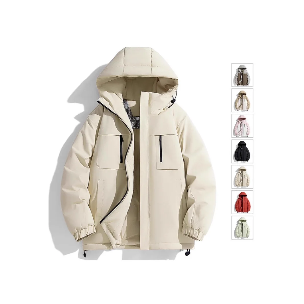 2025 New Couple Style Trendy Brand Windproof and Warm Cotton Clothes Thickened Graphene Cotton Clothes Outdoor Cotton Clothes Fo