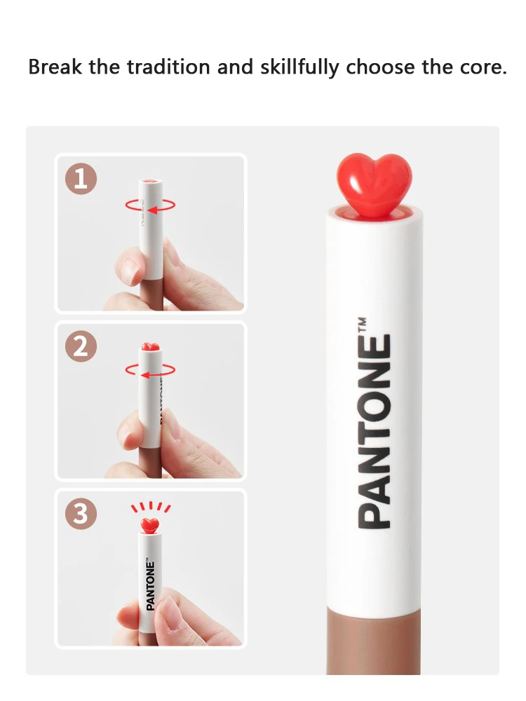 KACO x PANTONE Notebook Gel Pen Set HighValue 2025 Annual Mocha Mousse A5 Notepad First Heart Sign Pens Home Business Stationery