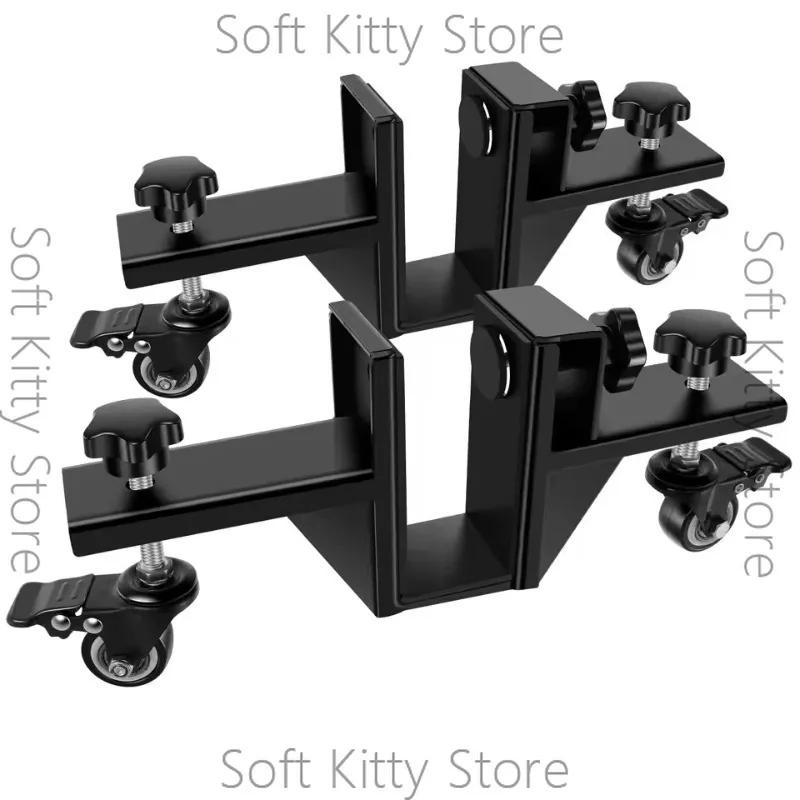 Two-piece door panel handling cart translation roller heavy-duty mobile adjustable thickened pulley universal trolley