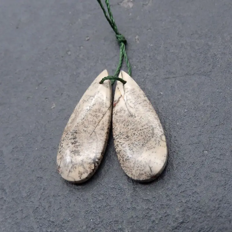 

Модные бусины для сережек-капель из натуральной яшмы Chohua — аксессуар для ювелирных изделий из камня