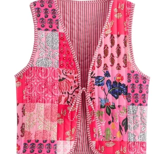 Zevity Female Blumenmusterjacke, weibliche Spitzenweste, schicke Tops, Ärmel, Patchwork, National Style, CT6267 Hauptverkäufe Zevity Casacos - №4