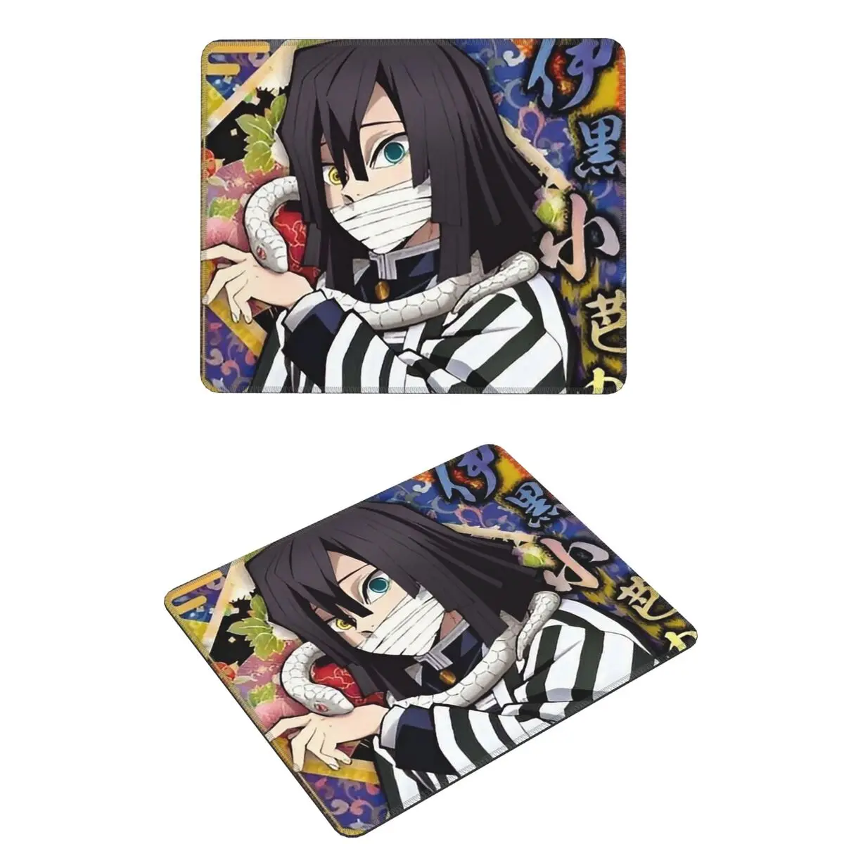 

Mitsuri Kanroji And Iguro Obanai Mouse Pad Computer Keyboard Mouse Mat Gamer PC Laptop Desk Mat Office Accessories Table Mats