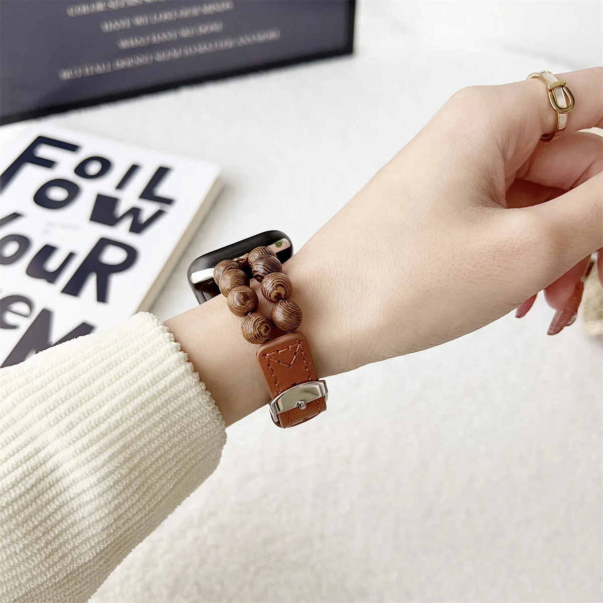 Watch Band For iWatch 42/44/45/46/49mm 38/40/41mm PU leather Fashion Watch Strap for Watch Series Ultra2 Series 10/9/8/7/6/5/4/3/2/1_voghion.com