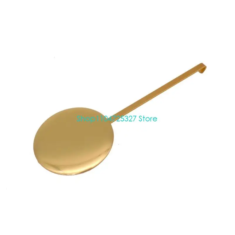 

D8KF Wall Clock Metal Pendulum accessories Dormitory Wall Window Clock Gadget