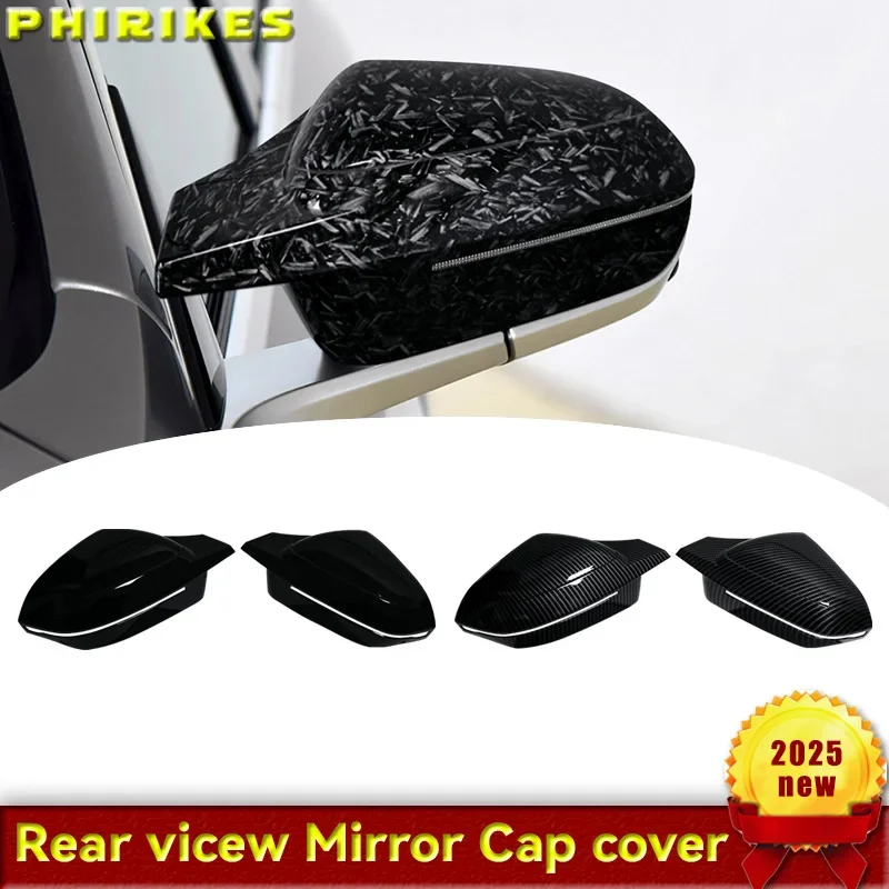 

M3 Style For BMW 7 I7 I5 5 Series G60 G61 G68 G70 G90 2023-2024 Car Side Wing Mirror Cover Rear View Caps