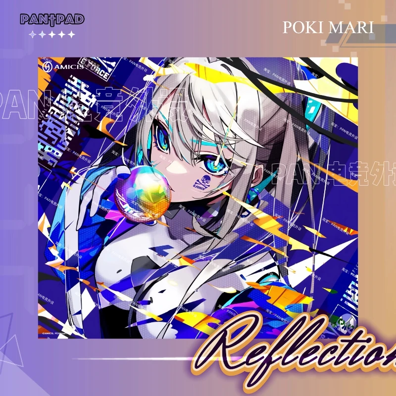 

Cute Anime Replica Mouse Pad Customized 490x420mm Tempered Glass Material Delicate, Non-slip Stable for Gaming Mouse Table Mat