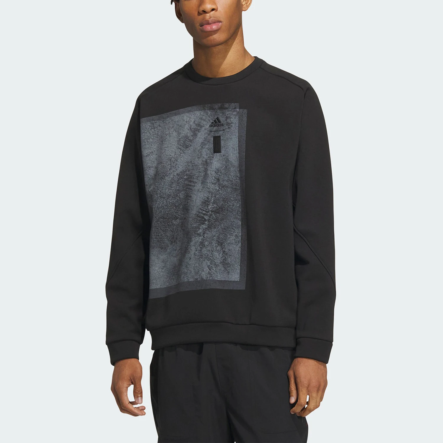 

Adidas Genuine New Men's Fashion Washed Print Sports Sweatshirt IP5002