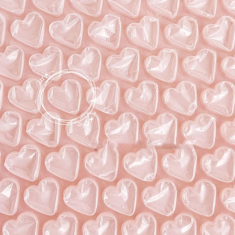 10Pcs Pink Heart Bubble Mailer Bag Opakowania dla małych firm Odporne na wstrząsy wyściełane koperty Torby do pakowania poczty