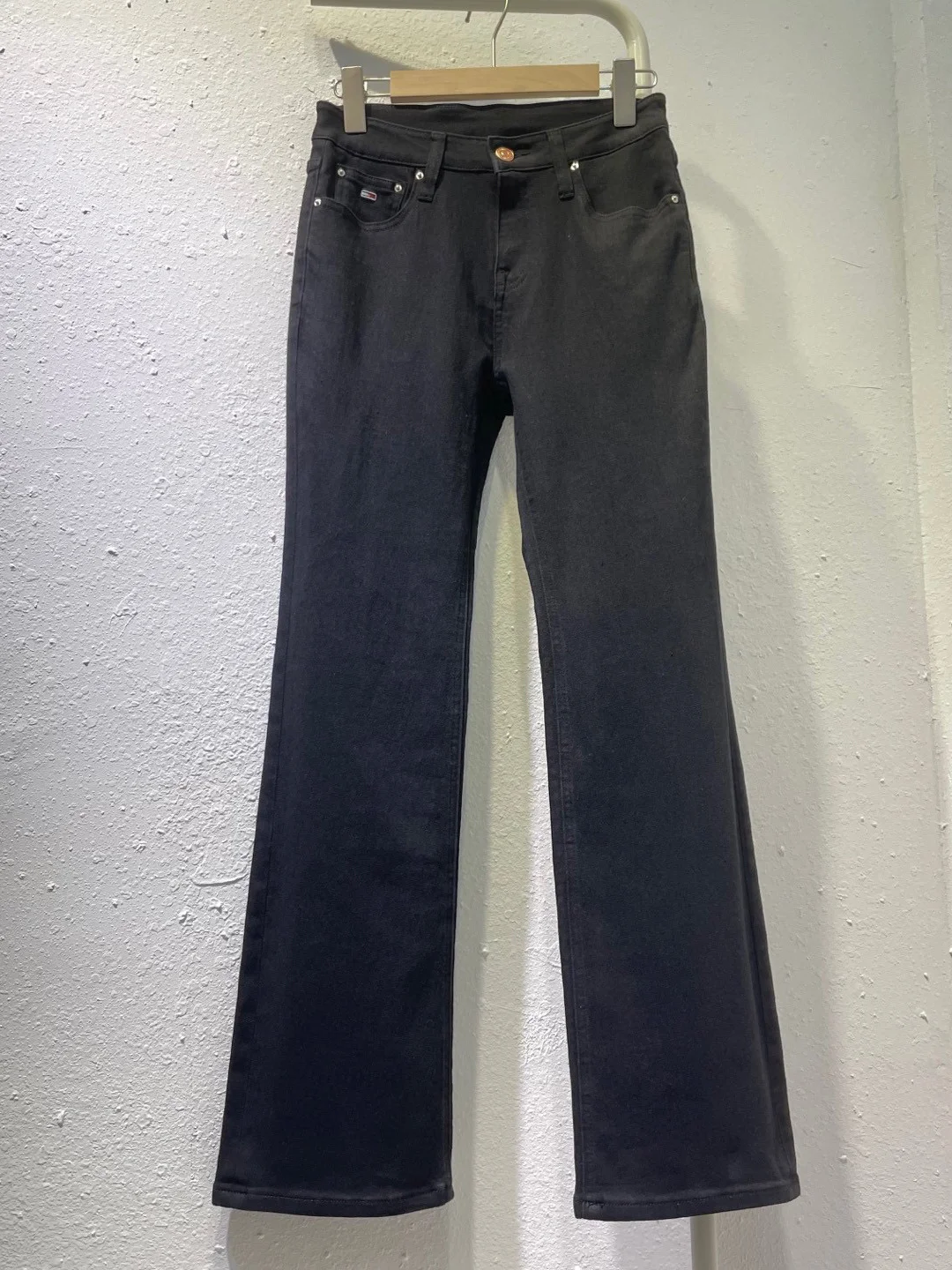 

Spring High Waist Straight Leg Jeans Elastic Casual Commute Versatile Slimming Long Pants Women's Faion Spring Collection