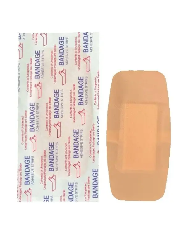

100pcs 5*10cm Large Band Aid Wound Dressing Patch Skin Bandage Tape Plaster Travel Car Must-have First Aid Adhesive Bandages