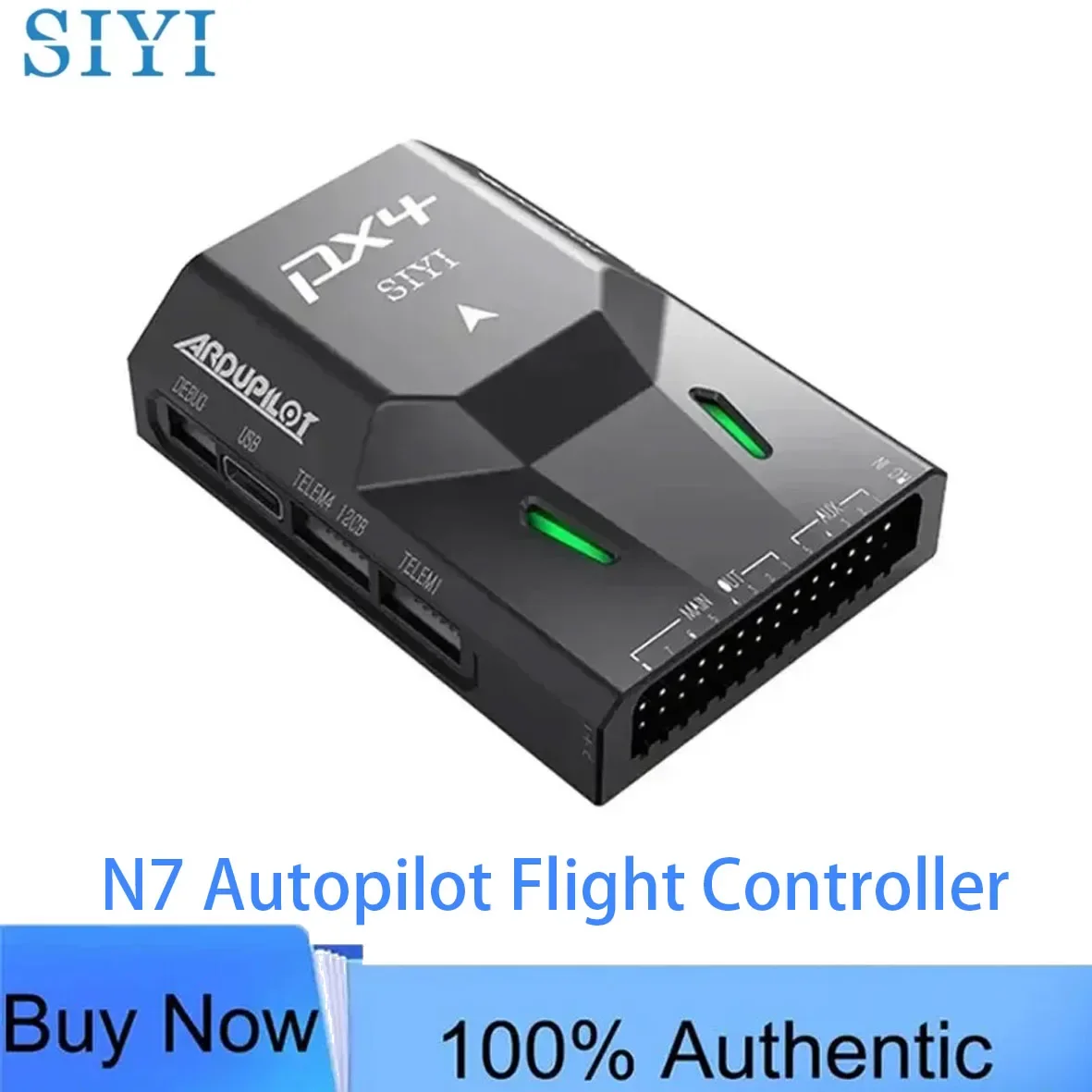 SIYI Ardupilot PX4 Flight Controller Dual IMU Redundancy with GPS and 2-14S Power Module for RC UAV Drone