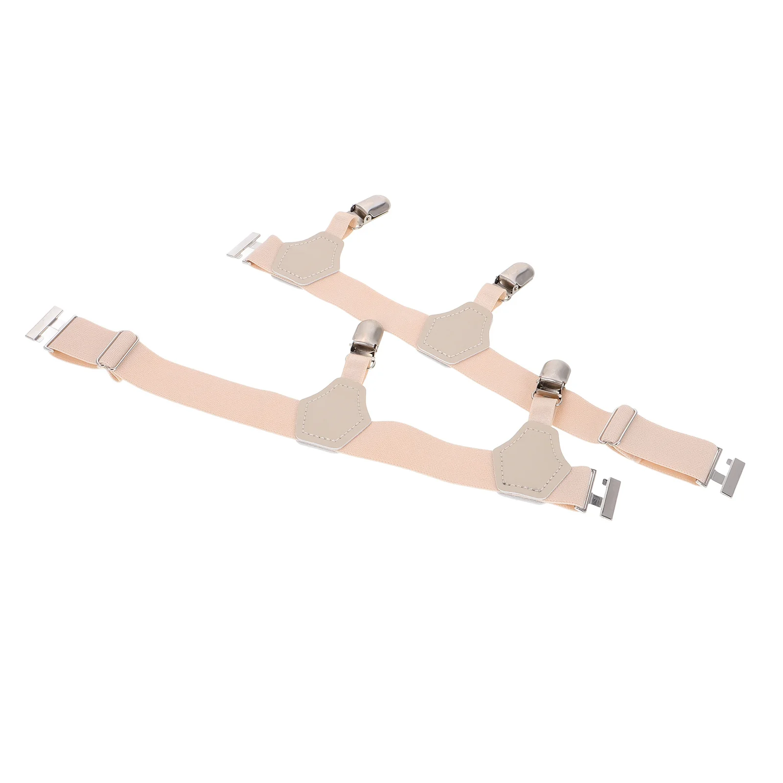 

2pcs Anti-Slip Garter Straps For Men Holders With Clips Sports Business Casual Wear Shirt Holder Men Sock Garters