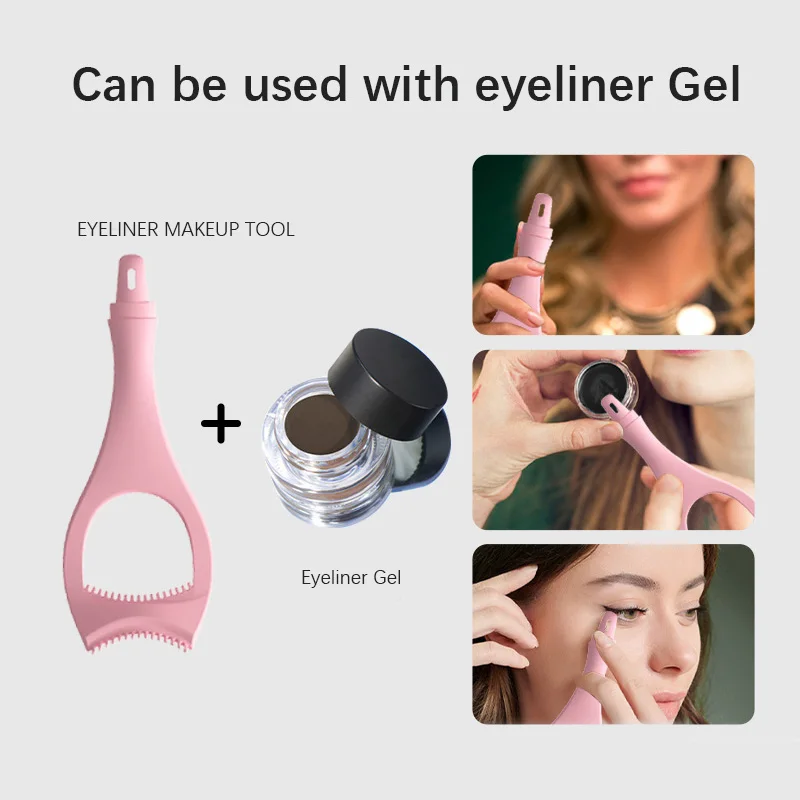 Eyeliner Hulp Eyeliner Stencil Model Make-Up Assist Eyeliner Guide Oogschaduw Make Sjabloon Tools