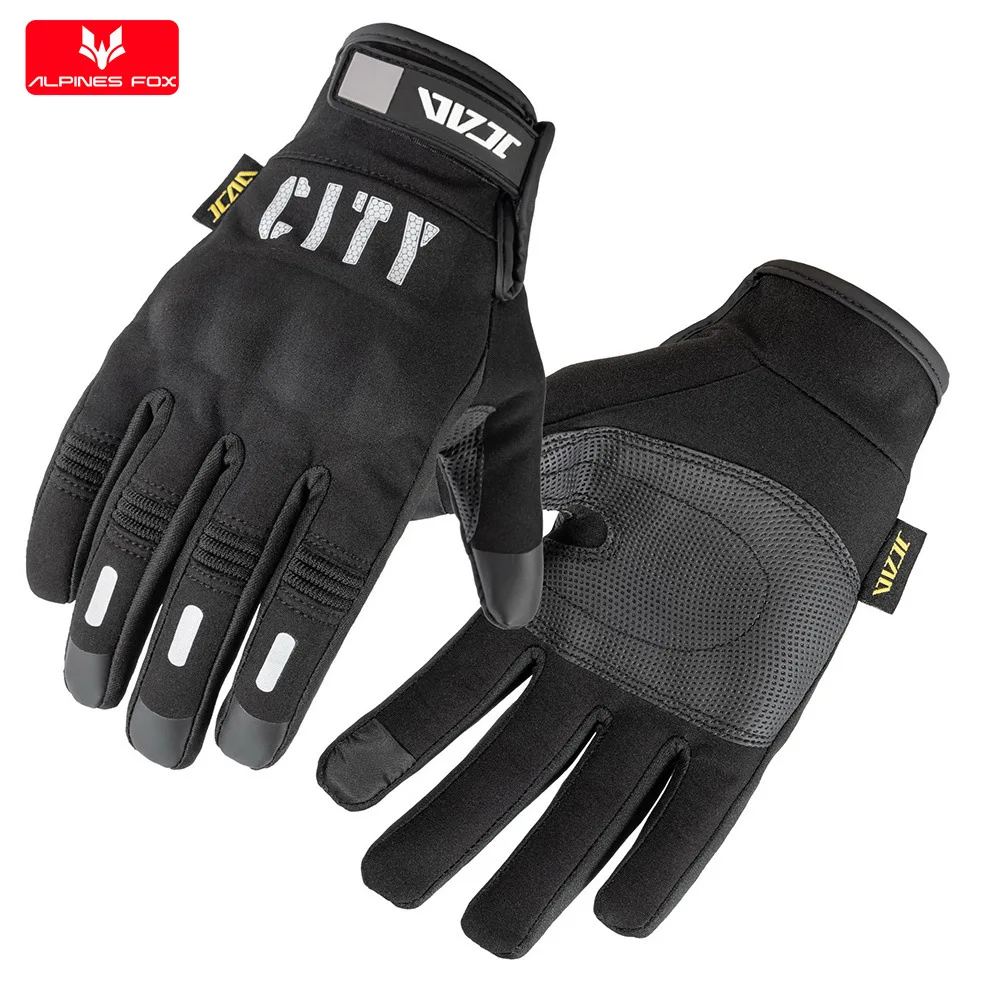 

Full Finger Motorcycle Gloves for Men and Women Water Repellent Anti Fall Windproof Night Reflective Motorbike Gear