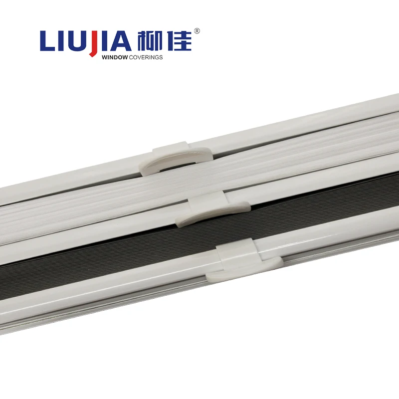 Customized Double Cell Sheer  Heat Resistant Adjustable Cordless Blackout Day Night  Motorized Honeycomb Blind