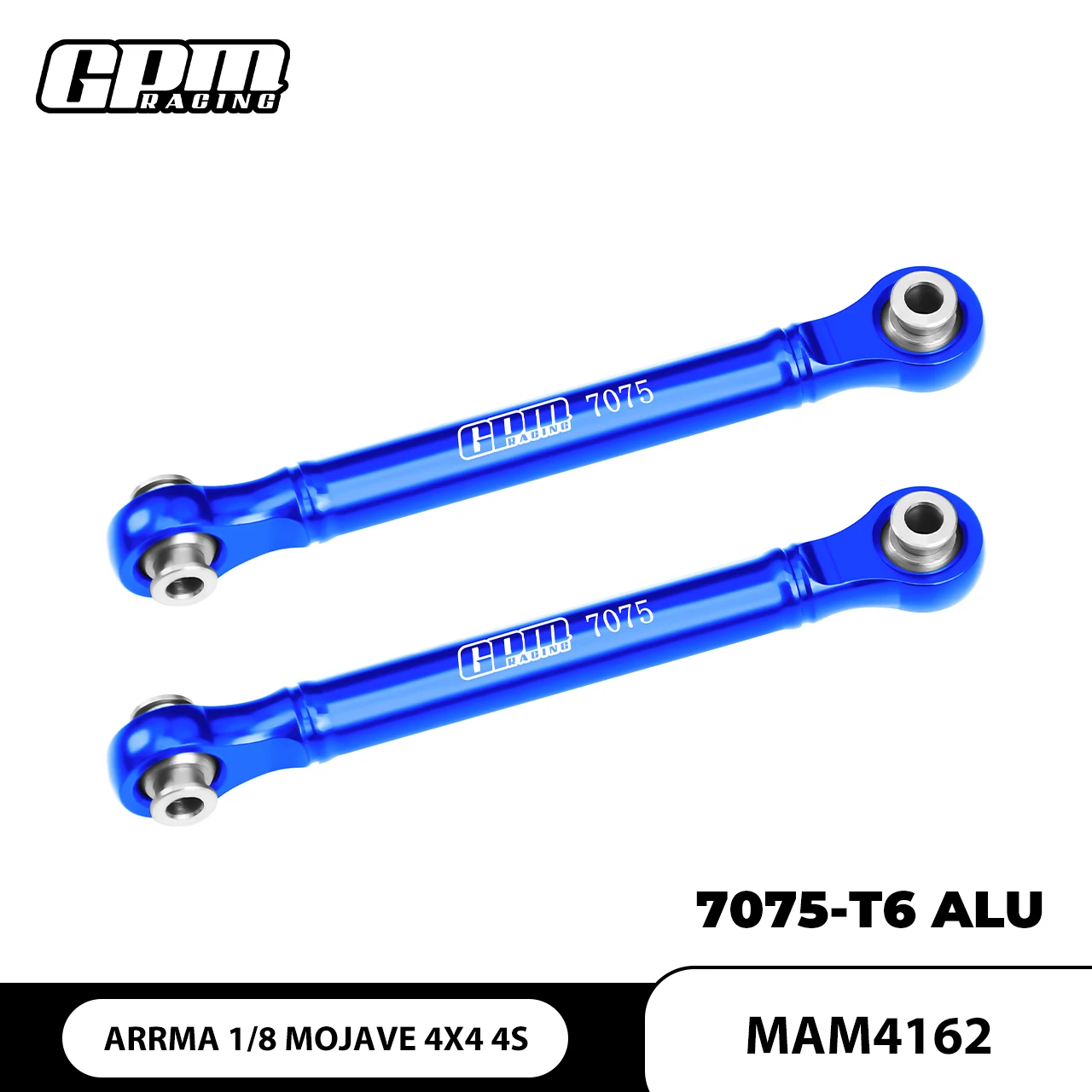 GPM Alloy 7075 Front Steering Link Rod For 1/8 Mojave 4S BLX ARA330801 ARRMA