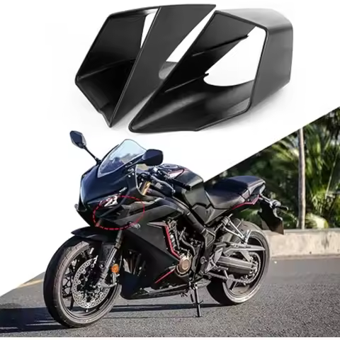 Motorcycle Fairing Winglets Fin Trim Cover for Honda CBR650F CBR650R CBR500R CBR1000RRR 2018 2019 2020 2021 2022 2023 2024