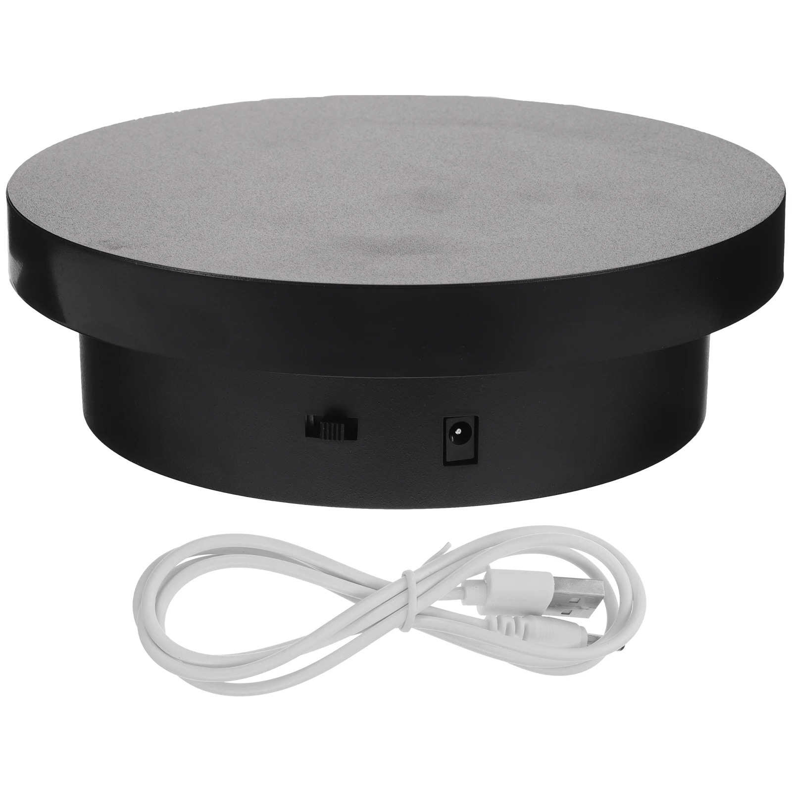 

Carousel Rotating Earring Display Stand Electronic Turntable Electric Jewelry Turntables Mute Stands Product